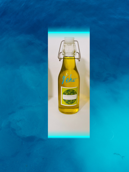 Jehu anointing prayer oil glass bottle